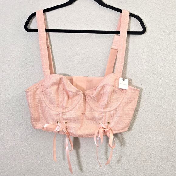 NWT Anthropologie Corset Top L - Picture 2 of 13